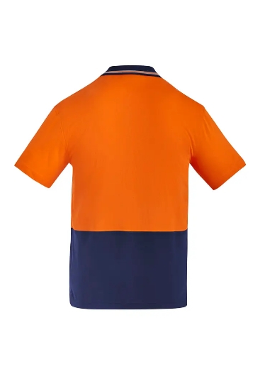 Picture of Syzmik, Mens Hi Vis Cotton S/S Polo